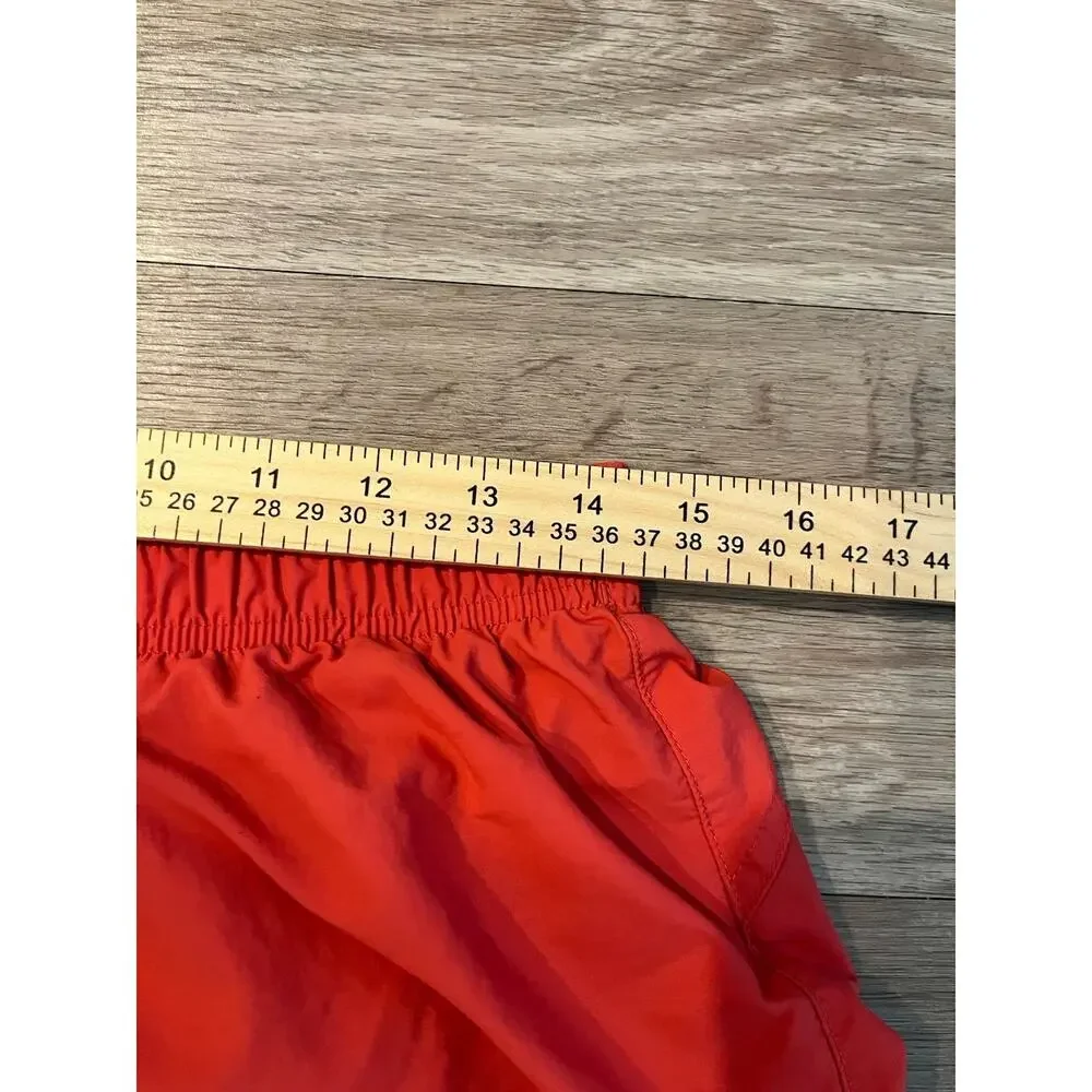 Columbia Men's Red Dri Fit shorts Size M Elastic Waist Mesh Lined 0015 - Picture 3 of 9